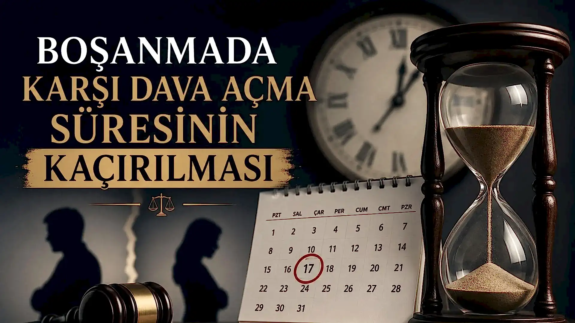 Şişli boşanma davası sürecinde karşı dava dilekçesi hazırlayan avukat.